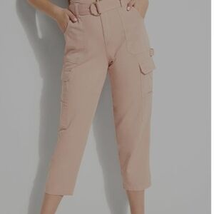 Guess Zandaya Maueve Sand Women's  Cropped Pants NWT 14